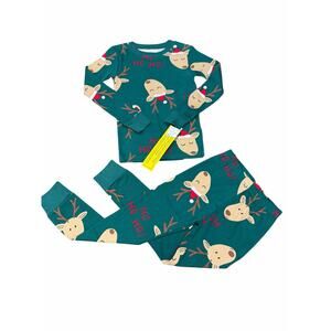 Carter’s Reindeer Christmas Pajama Set Size 5 NWT